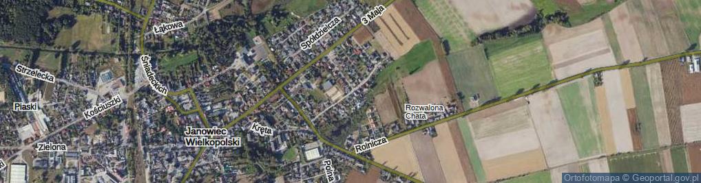 Zdjęcie satelitarne Związku Walki Młodych ul.